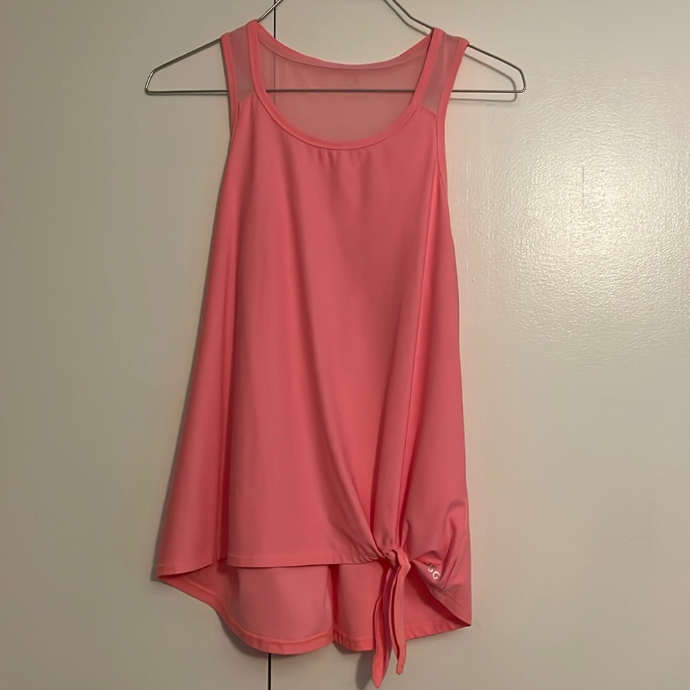Coral workout tank